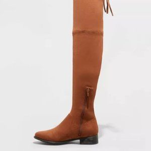 Brown Over the Knee Boots - A New Day
